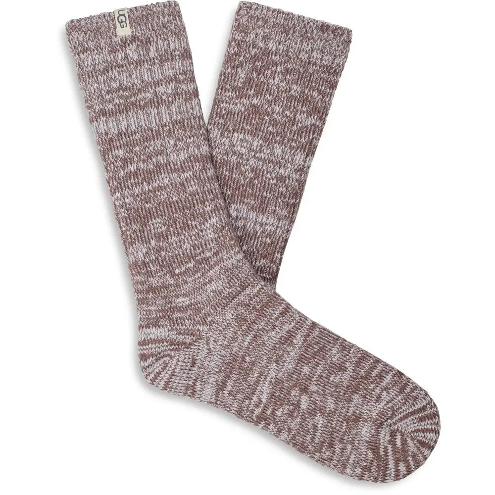 UGG Women's Rib Knit Slouchy Crew Sock Allspice O/S